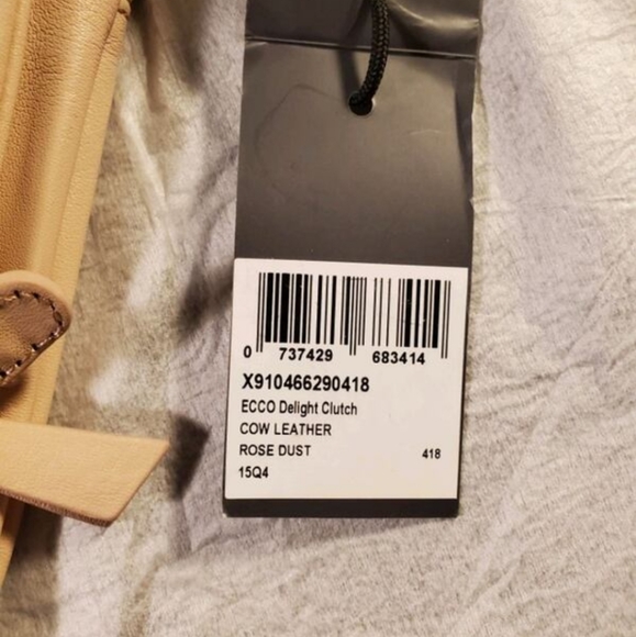 🆕 ECCO LEATHER - DELIGHT CLUTCH - Picture 10 of 11